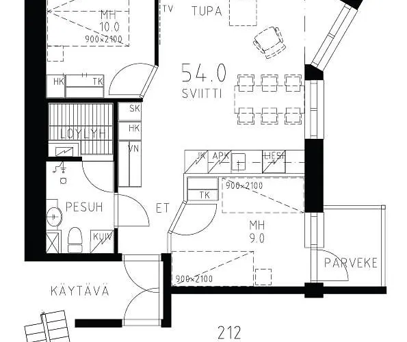 Huoneistohotelli Lost In